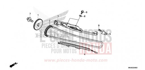 CAM CHAIN/TENSIONER NC750DG de 2016